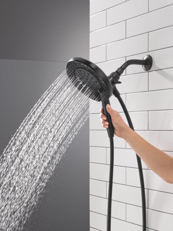 DELTA Universal Showering Components 6-Setting In2ition  with ProClean — Matte Black