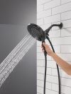 DELTA Universal Showering Components 6-Setting In2ition  with ProClean — Matte Black