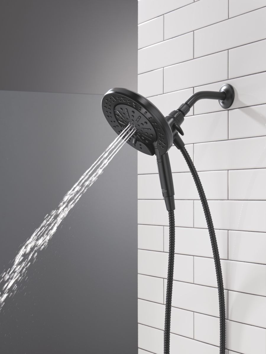 DELTA Universal Showering Components 6-Setting In2ition  with ProClean — Matte Black