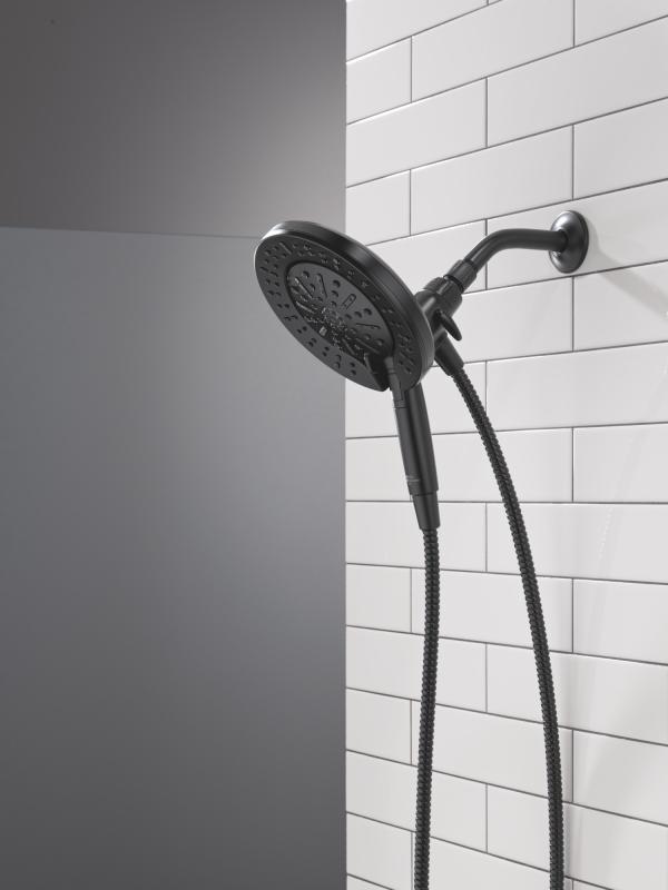 DELTA Universal Showering Components 6-Setting In2ition  with ProClean — Matte Black