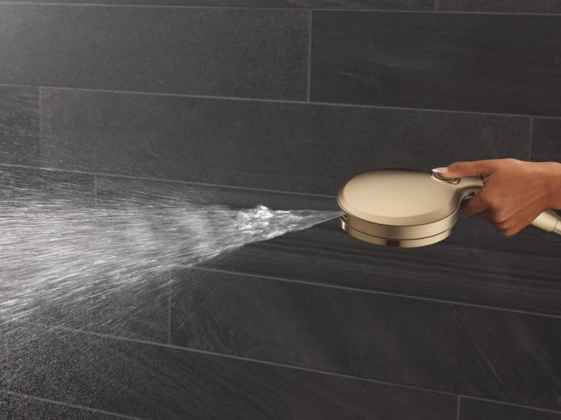 DELTA Universal Showering Components 6-Setting In2ition  with ProClean — Champagne Bronze