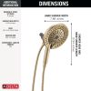 DELTA Universal Showering Components 6-Setting In2ition  with ProClean — Champagne Bronze