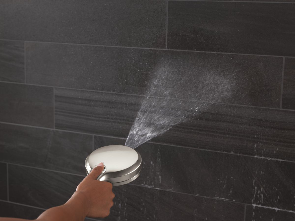 DELTA Universal Showering Components 6-Setting In2ition  with ProClean — Spotshield Brushed Nickel