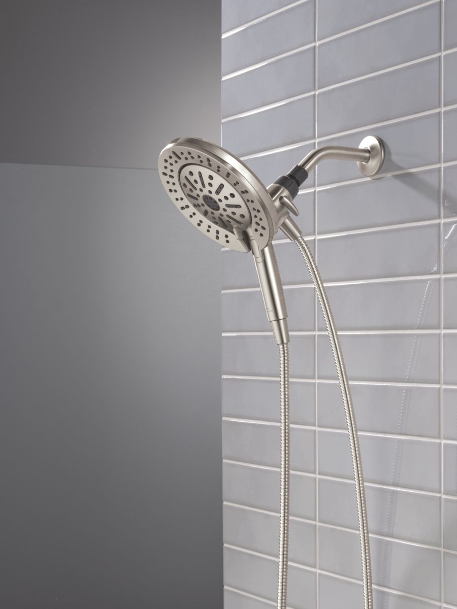 DELTA Universal Showering Components 6-Setting In2ition  with ProClean — Spotshield Brushed Nickel