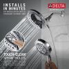 DELTA Universal Showering Components In2ition 7-Setting Two-in-One Shower — Chrome