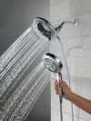 DELTA Universal Showering Components In2ition 7-Setting Two-in-One Shower — Chrome