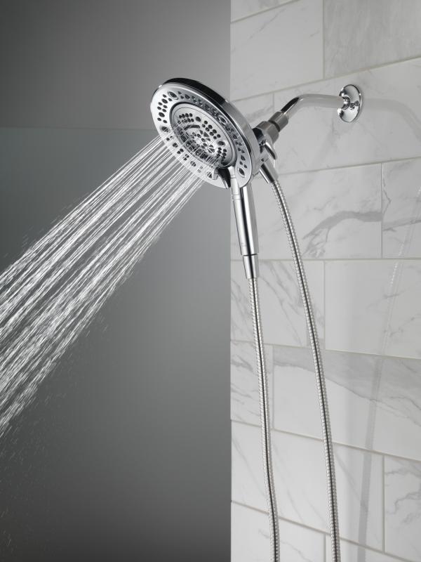 DELTA Universal Showering Components In2ition 7-Setting Two-in-One Shower — Chrome