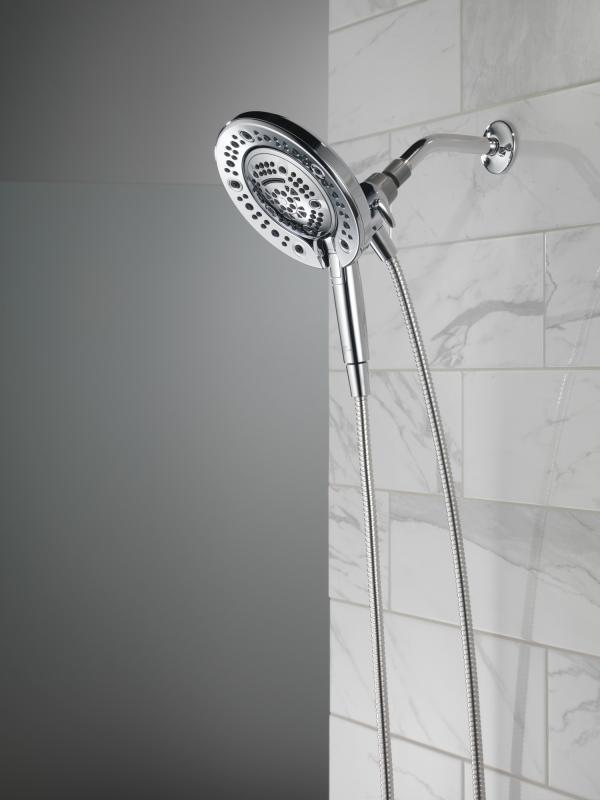 DELTA Universal Showering Components In2ition 7-Setting Two-in-One Shower — Chrome