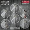 DELTA Universal Showering Components In2ition 7-Setting Two-in-One Shower — Spotshield Brushed Nickel