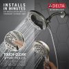 DELTA Universal Showering Components In2ition 7-Setting Two-in-One Shower — Spotshield Brushed Nickel