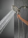 DELTA Universal Showering Components In2ition 7-Setting Two-in-One Shower — Spotshield Brushed Nickel