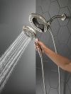 DELTA Universal Showering Components In2ition 7-Setting Two-in-One Shower — Spotshield Brushed Nickel