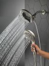 DELTA Universal Showering Components In2ition 7-Setting Two-in-One Shower — Spotshield Brushed Nickel