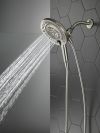 DELTA Universal Showering Components In2ition 7-Setting Two-in-One Shower — Spotshield Brushed Nickel