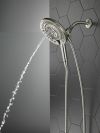 DELTA Universal Showering Components In2ition 7-Setting Two-in-One Shower — Spotshield Brushed Nickel
