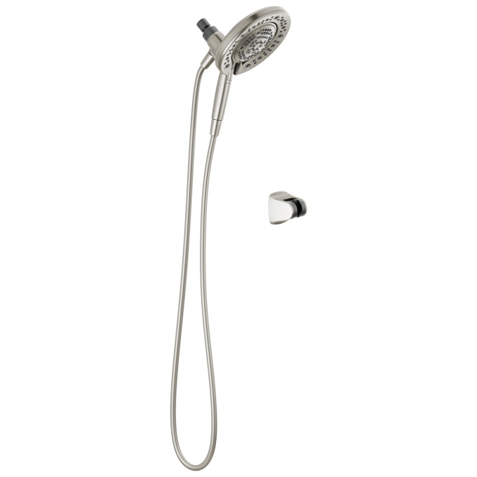 DELTA Universal Showering Components In2ition 7-Setting Two-in-One Shower — Satin Nickel