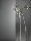 DELTA Universal Showering Components In2ition 7-Setting Two-in-One Shower — Satin Nickel