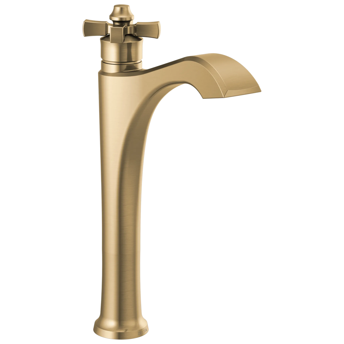 DELTA Dorval Single Handle Vessel Bathroom Faucet — Champagne Bronze