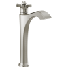 DELTA Dorval Single Handle Vessel Bathroom Faucet — Stainless