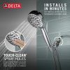 DELTA Universal Showering Components 6-Setting Hand Shower with Cleaning Spray — Chrome
