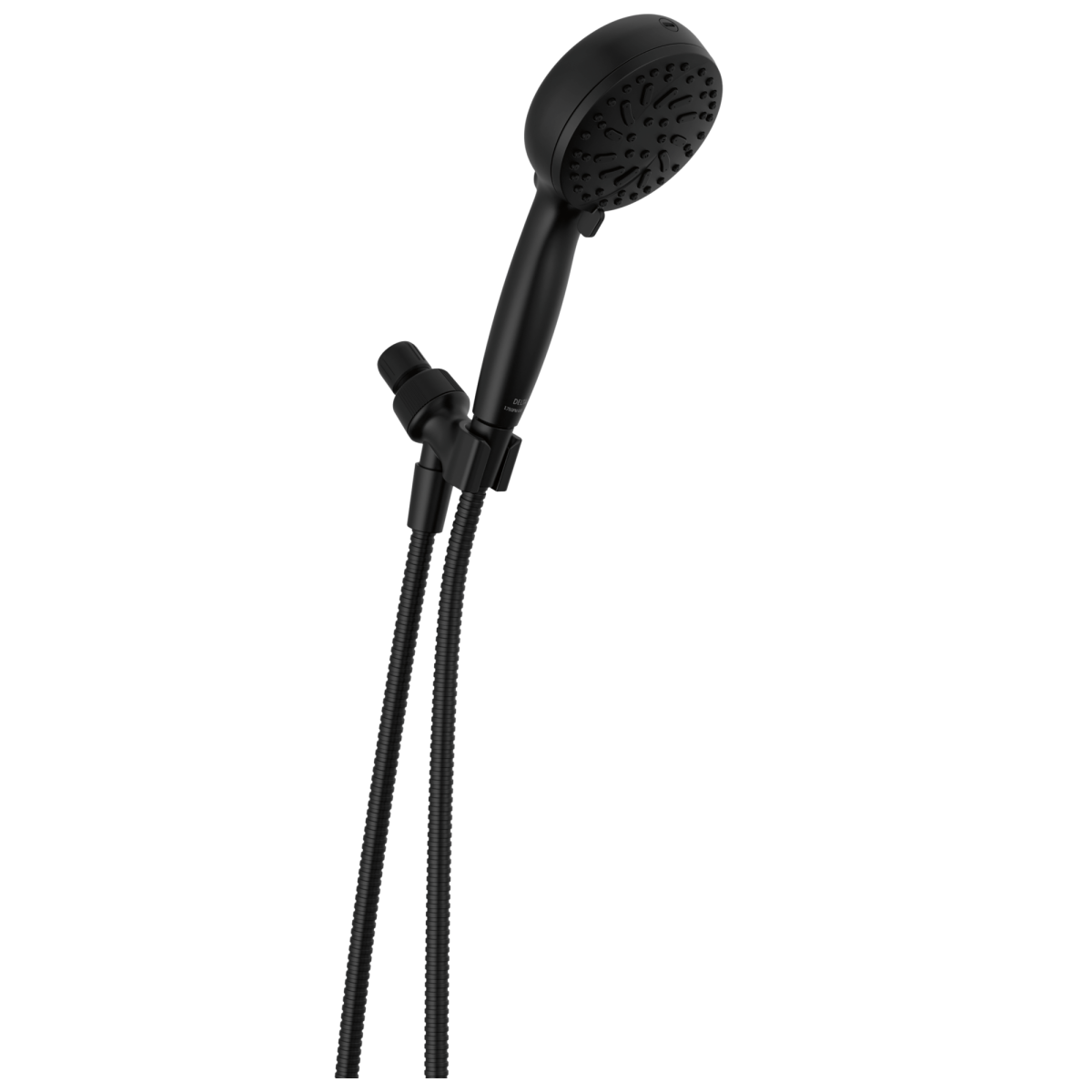 DELTA Universal Showering Components 6-Setting Hand Shower with Cleaning Spray — Matte Black