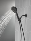 DELTA Universal Showering Components 6-Setting Hand Shower with Cleaning Spray — Matte Black