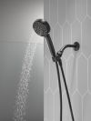 DELTA Universal Showering Components 6-Setting Hand Shower with Cleaning Spray — Matte Black