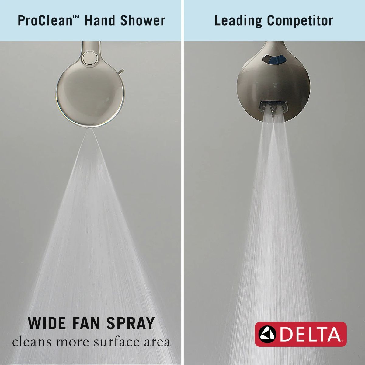 DELTA Universal Showering Components 6-Setting Hand Shower with Cleaning Spray — Spotshield Brushed Nickel