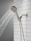 DELTA Universal Showering Components 6-Setting Hand Shower with Cleaning Spray — Spotshield Brushed Nickel