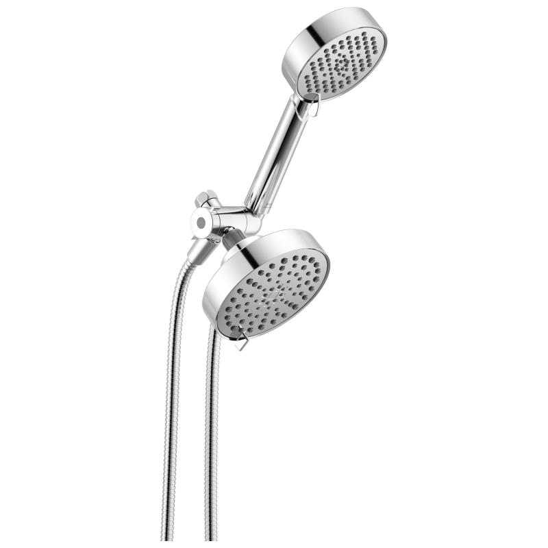 DELTA Universal Showering Components 5-Setting Two-in-One Combination Shower with Additional Mount — Chrome