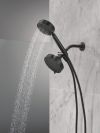 DELTA Universal Showering Components 5-Setting Two-in-One Combination Shower with Additional Mount — Matte Black