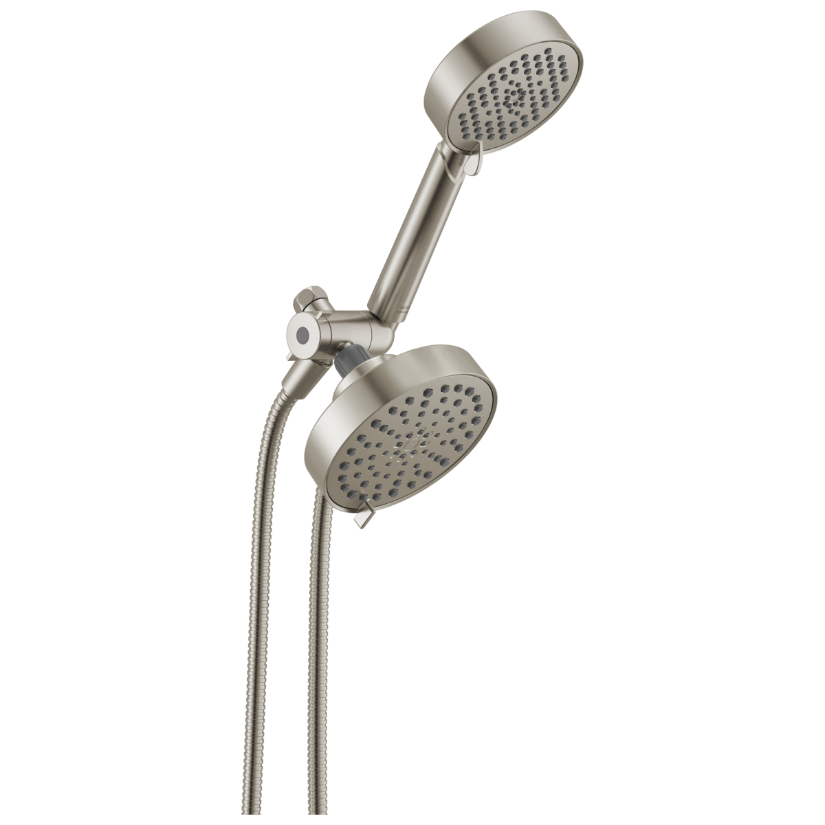 DELTA Universal Showering Components 5-Setting Two-in-One Combination Shower with Additional Mount — Stainless