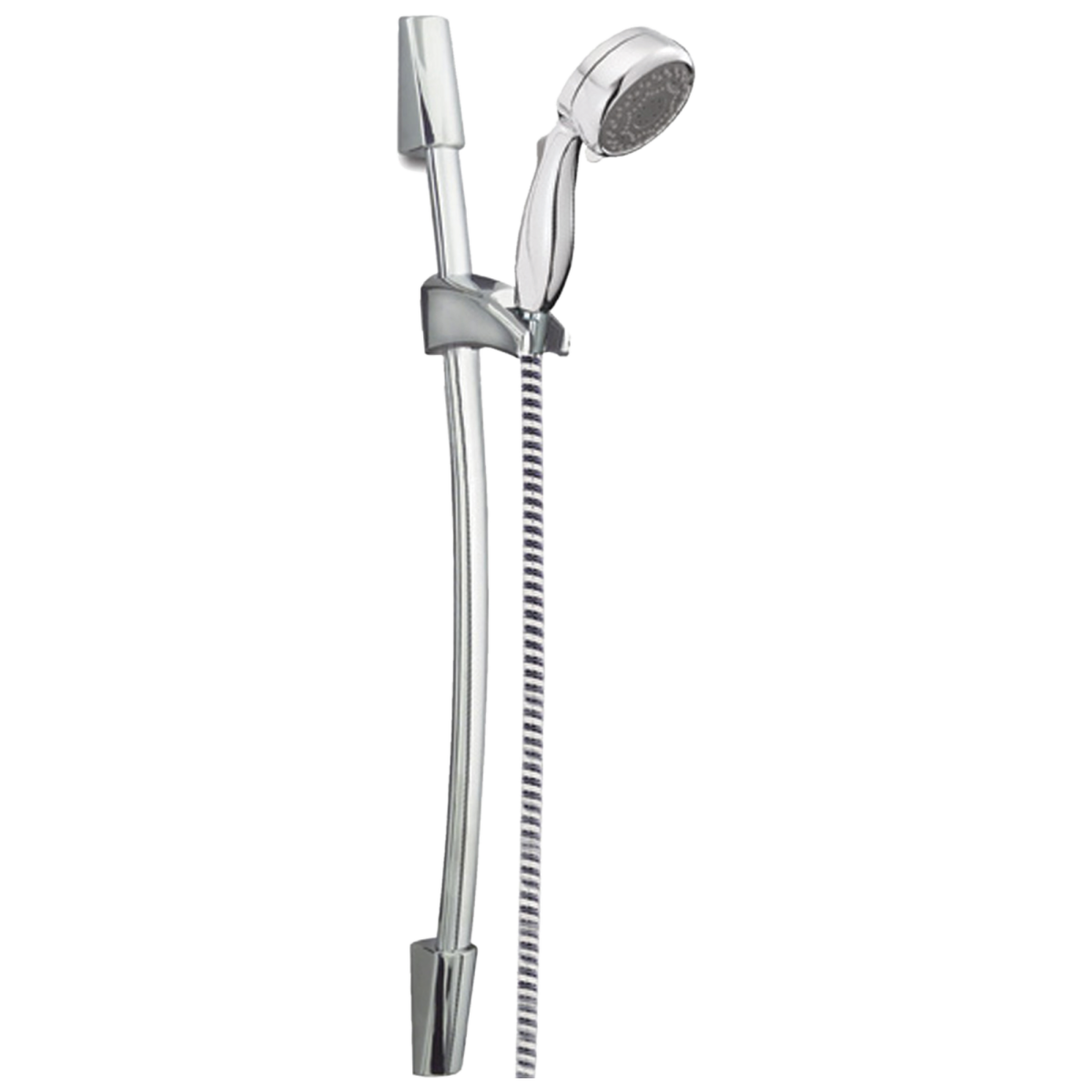 DELTA Universal Showering Components 7-Setting Wall Bar Hand Shower — Chrome