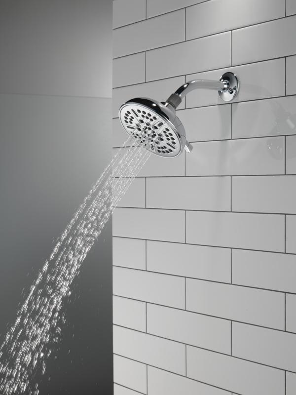 DELTA Universal Showering Components 8-Setting Shower Head — Chrome