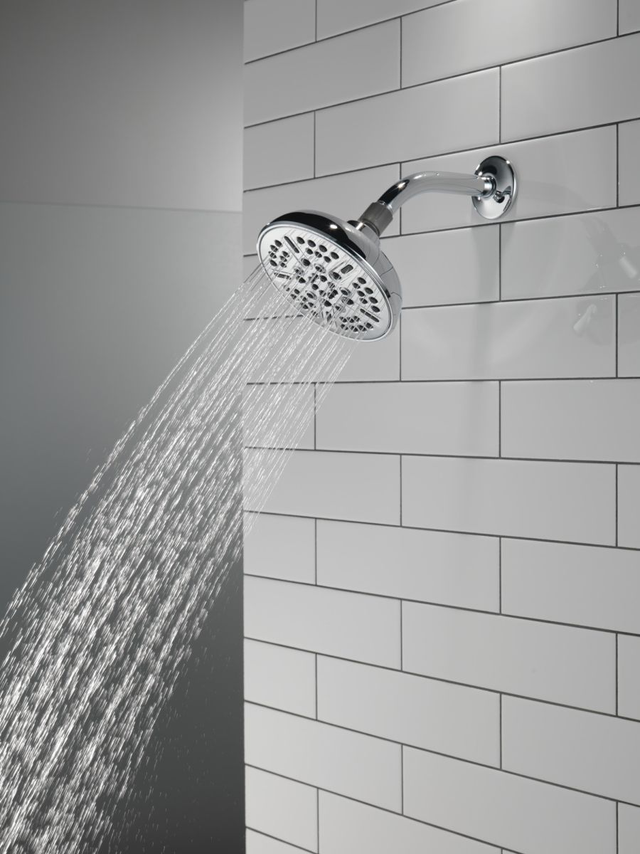 DELTA Universal Showering Components 8-Setting Shower Head — Chrome