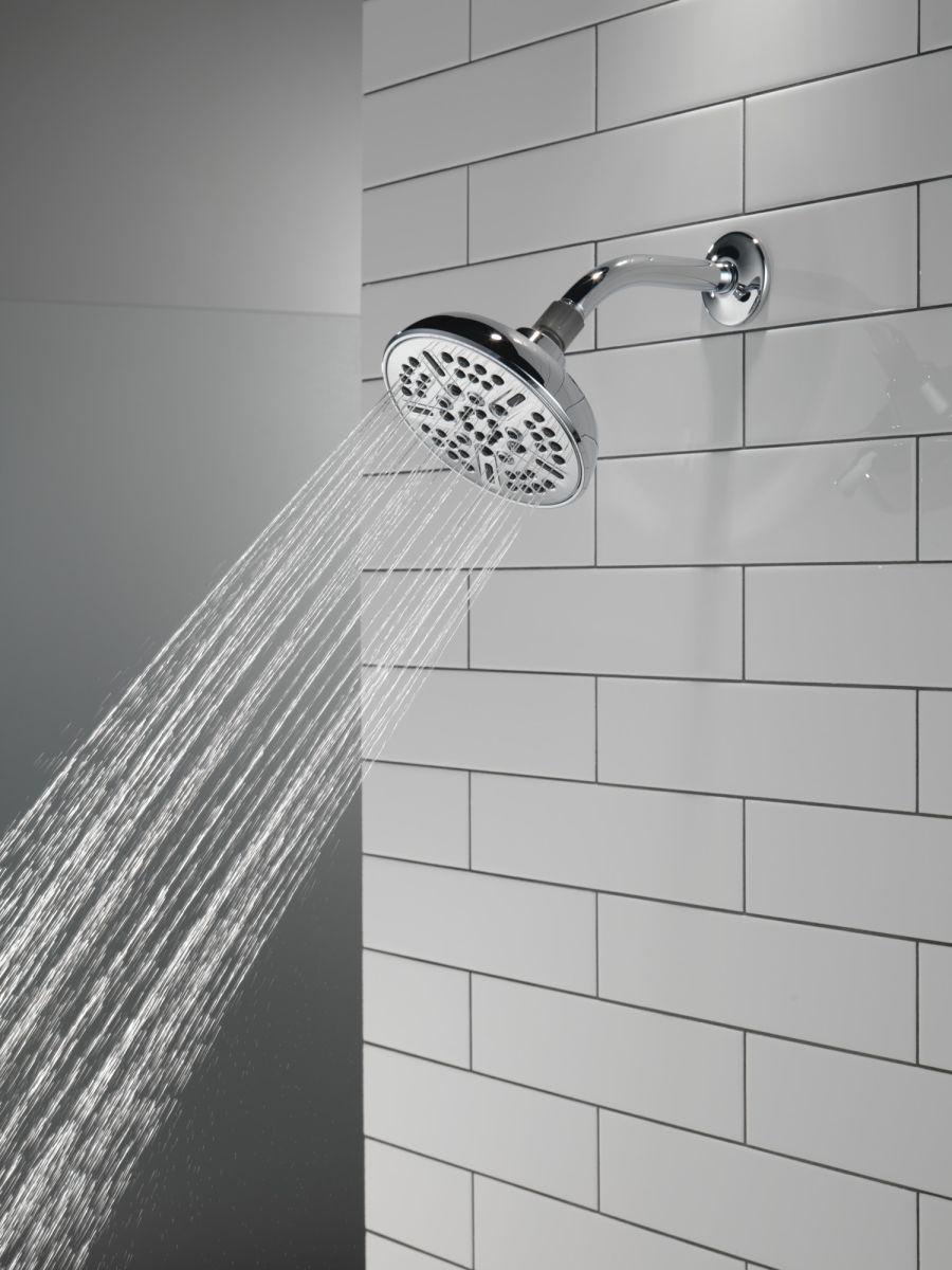 DELTA Universal Showering Components 8-Setting Shower Head — Chrome