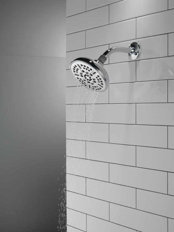 DELTA Universal Showering Components 8-Setting Shower Head — Chrome