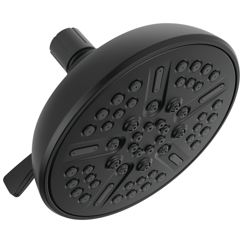 DELTA Universal Showering Components 8-Setting Shower Head — Matte Black