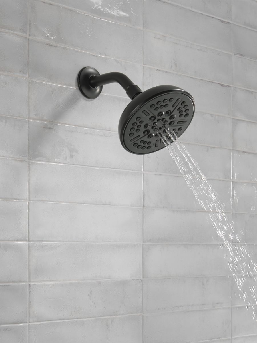 DELTA Universal Showering Components 8-Setting Shower Head — Matte Black