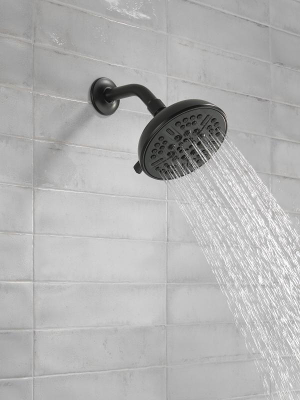 DELTA Universal Showering Components 8-Setting Shower Head — Matte Black