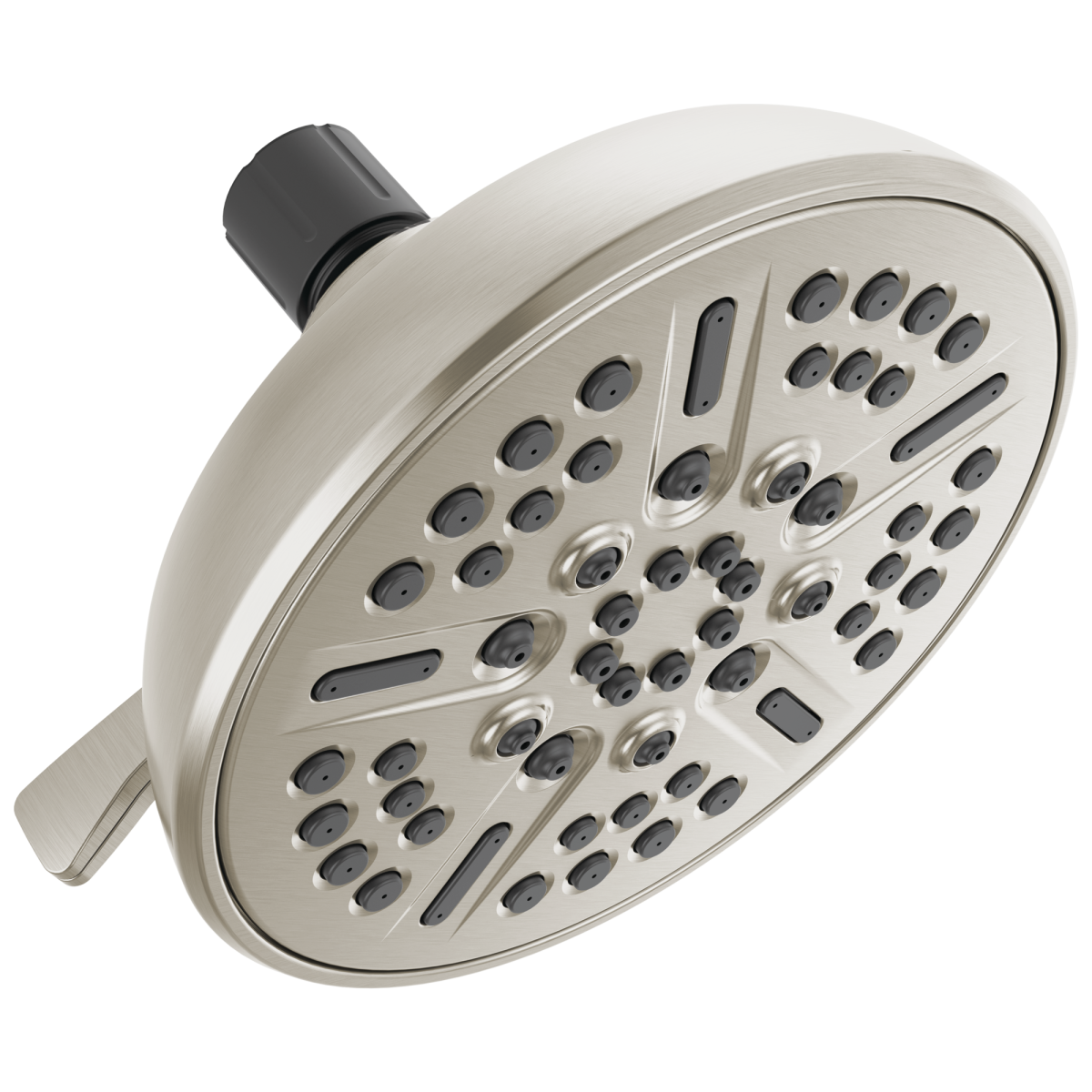 DELTA Universal Showering Components 8-Setting Shower Head — Spotshield Brushed Nickel