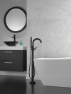 DELTA Trinsic Single Handle Vessel Bathroom Faucet — Matte Black