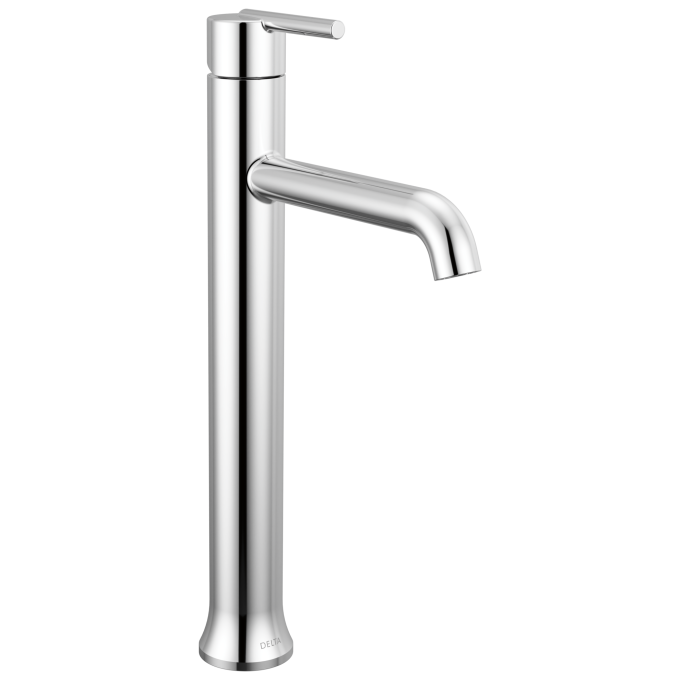 DELTA Trinsic Single Handle Vessel Bathroom Faucet — Chrome