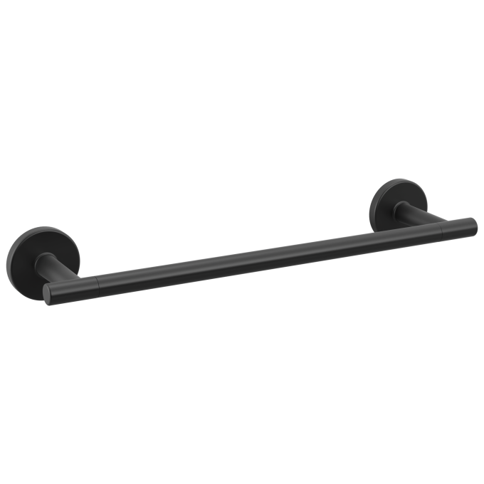 DELTA Trinsic 12" Towel Bar — Matte Black