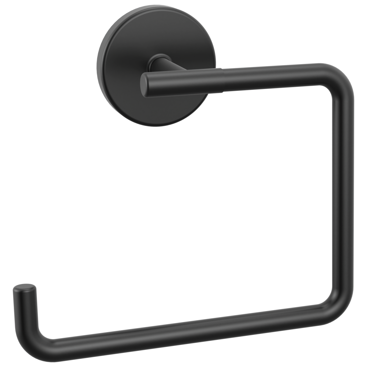 DELTA Trinsic Towel Ring — Matte Black