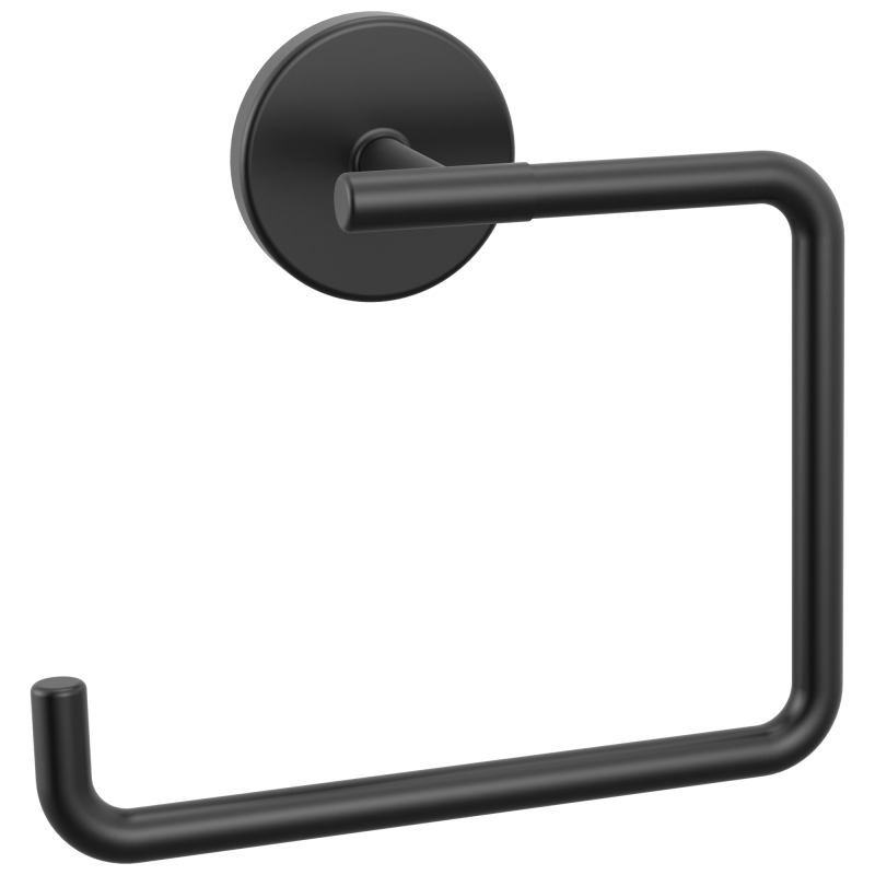 DELTA Trinsic Towel Ring — Matte Black