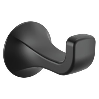 DELTA Lineax Robe Hook — Matte Black