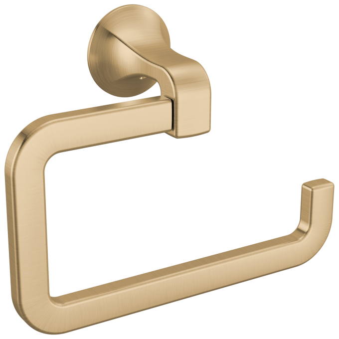 DELTA Lineax Towel Ring — Champagne Bronze