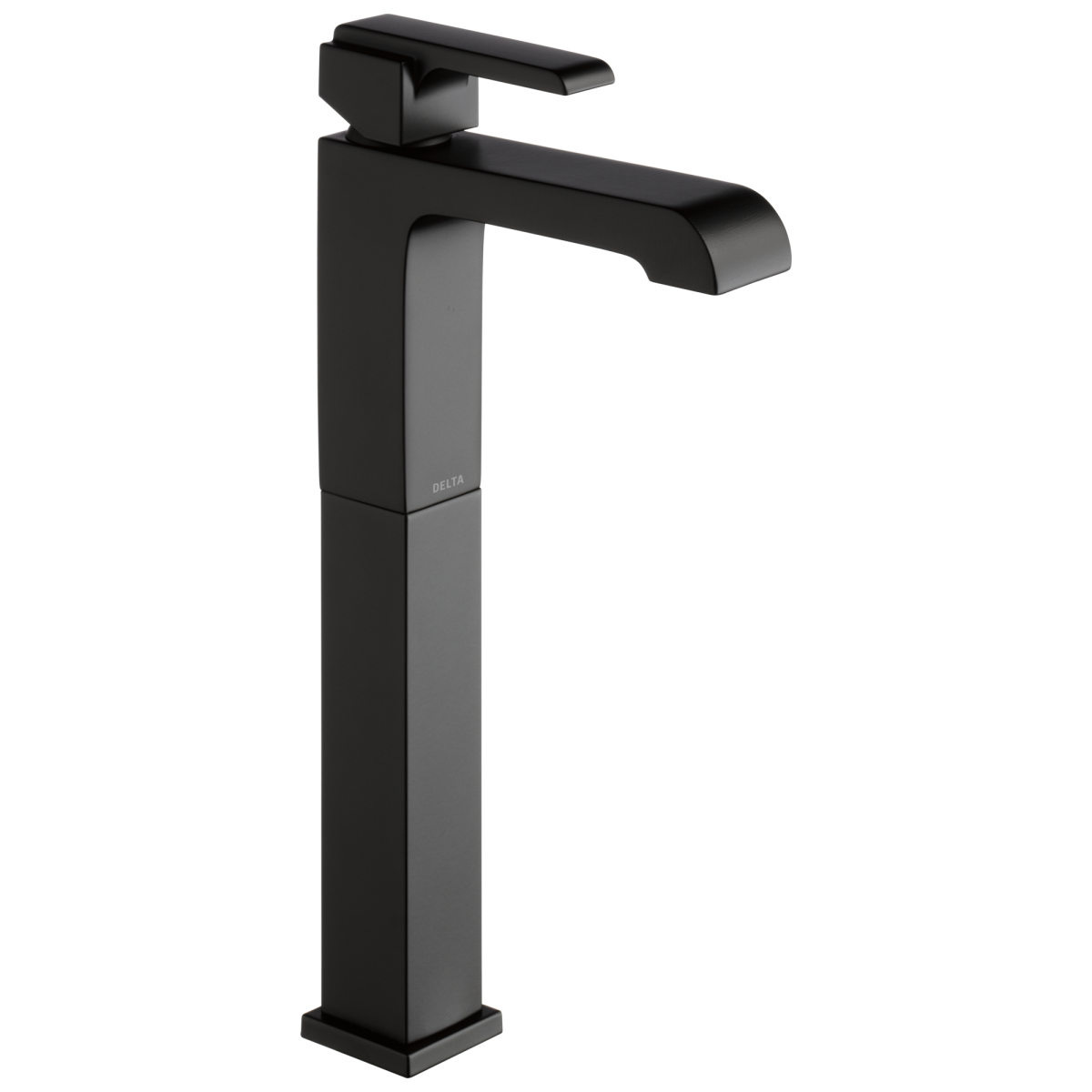 DELTA Ara Single Handle Vessel Bathroom Faucet — Matte Black