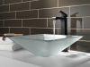 DELTA Ara Single Handle Vessel Bathroom Faucet — Matte Black